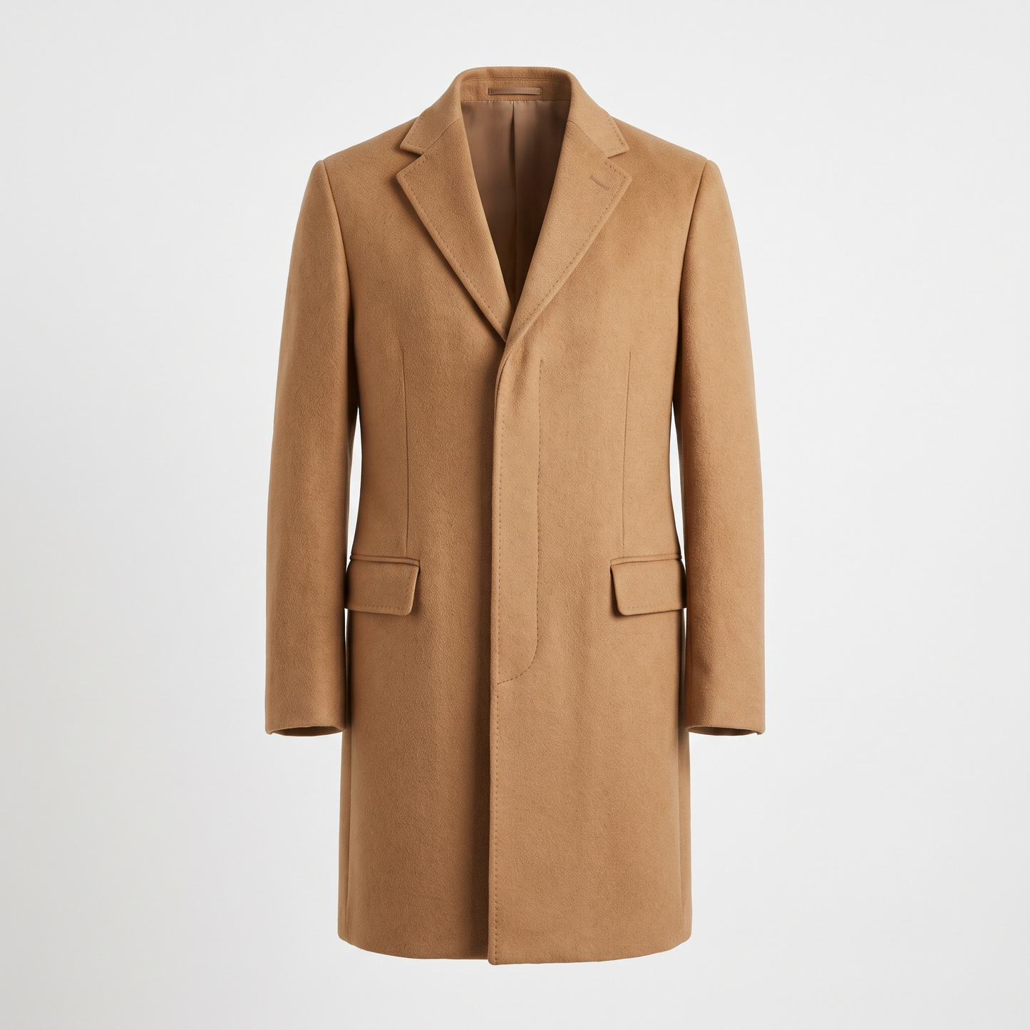 Routine The Overcoat camel wool