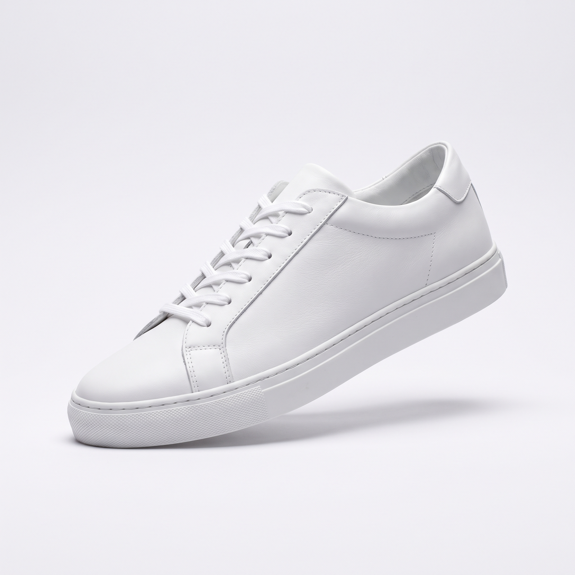 Routine The Daily white leather sneaker
