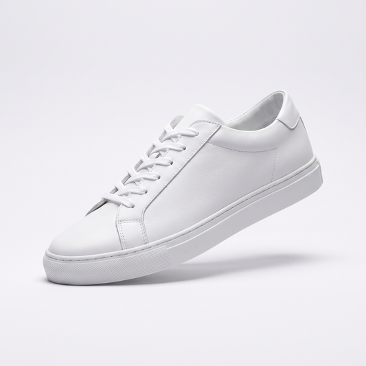 Routine The Daily white leather sneaker