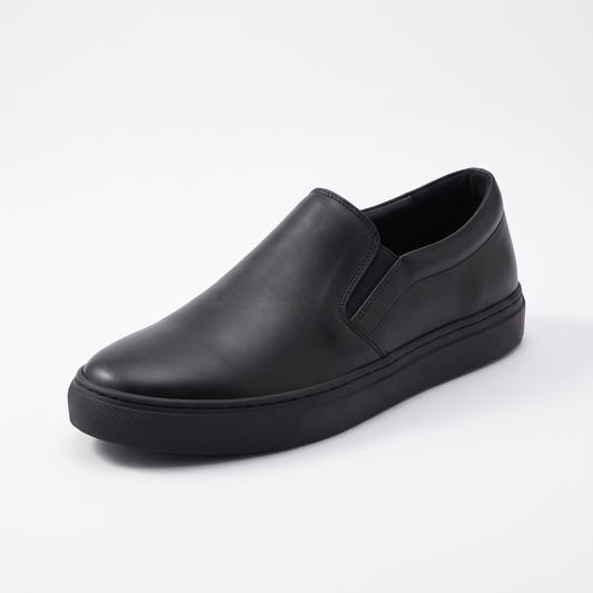 Routine The Slip black slip-on sneaker