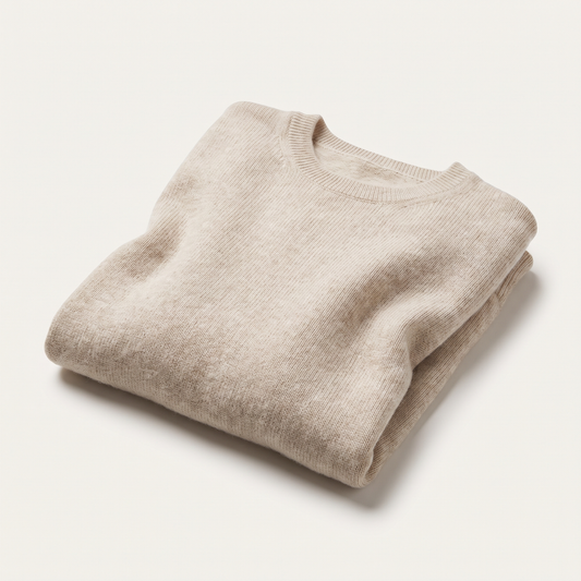Routine The Cashmere Crew oatmeal sweater